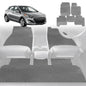 6D Diamond Car Floor Mats for Hyundai Elantra 2011-2015-Full Set-Grey-Outback GT