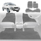 6D Diamond Car Floor Mats for Hyundai Getz 2002-2011-Full Set-Grey-Outback GT