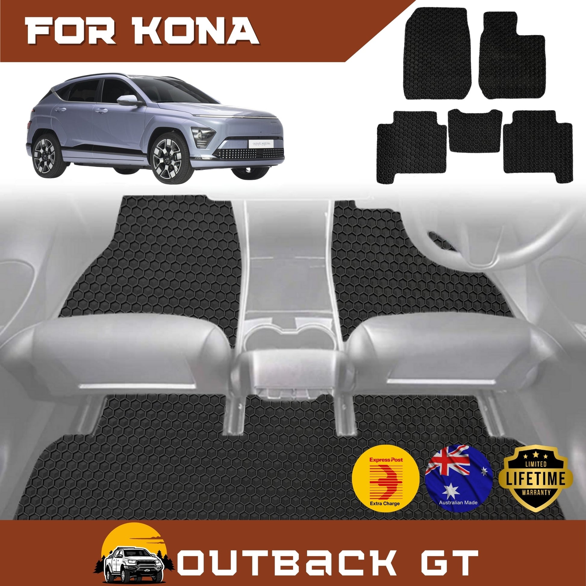 for Hyundai Kona 2017-2023