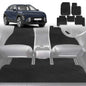 6D Diamond Car Floor Mats for Hyundai Kona 2023-Current-Full Set-Black-Outback GT