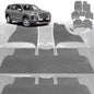 6D Diamond Car Floor Mats for Hyundai Palisade 2021-Current 7 Seater-Ultimate Set-Grey-Outback GT