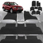 6D Diamond Car Floor Mats for Hyundai Santa Fe 2006-2012-Ultimate Set-Black-Outback GT