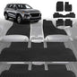 6D Diamond Car Floor Mats for Hyundai Santa Fe 2019-Current-Ultimate Set-Black-Outback GT