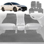 6D Diamond Car Floor Mats for Hyundai Sonata 2021-Current-Full Set-Grey-Outback GT