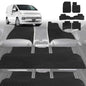 6D Diamond Car Floor Mats for Hyundai Staria 2021-Current-Ultimate Set-Black-Outback GT