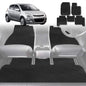 6D Diamond Car Floor Mats for Hyundai i20 2008-2015-Full Set-Black-Outback GT