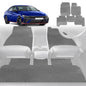 6D Diamond Car Floor Mats for Hyundai i30 N 2021-Current Sedan-Full Set-Grey-Outback GT