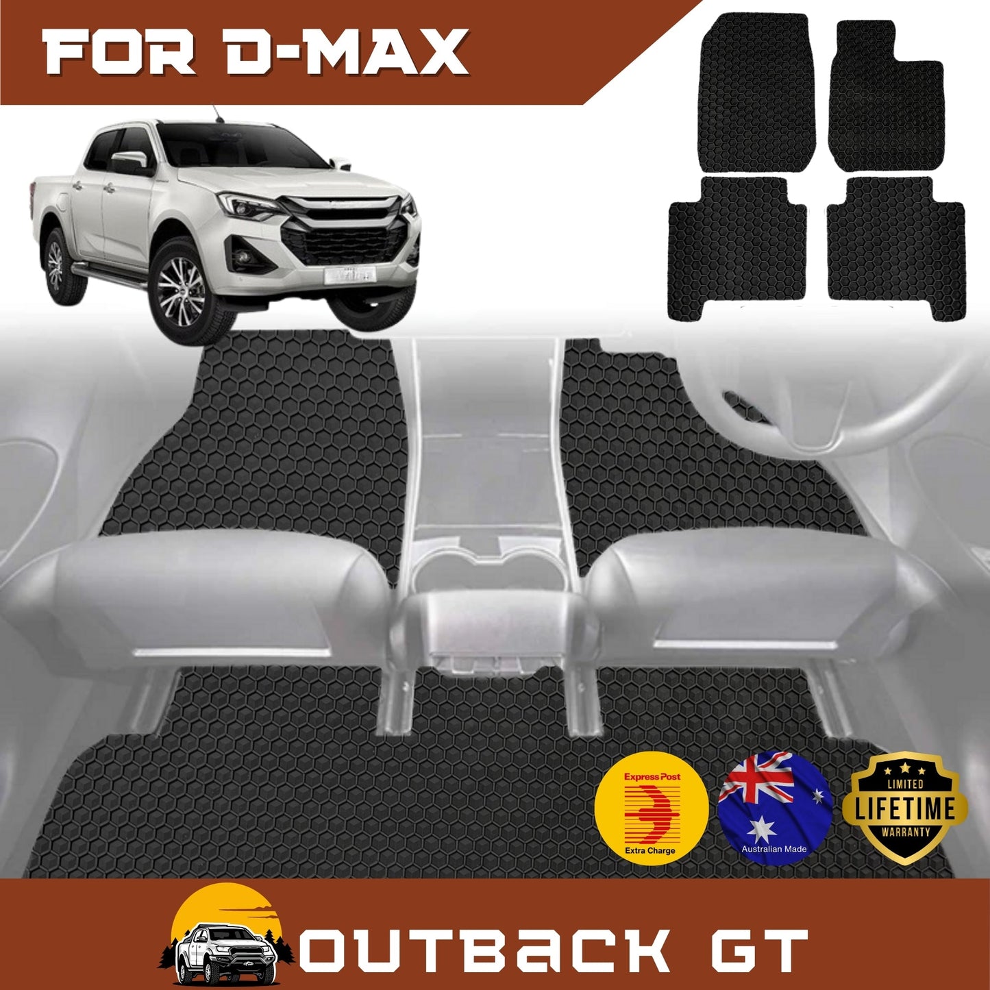 for Isuzu D-Max Crew Cab 2008-2011