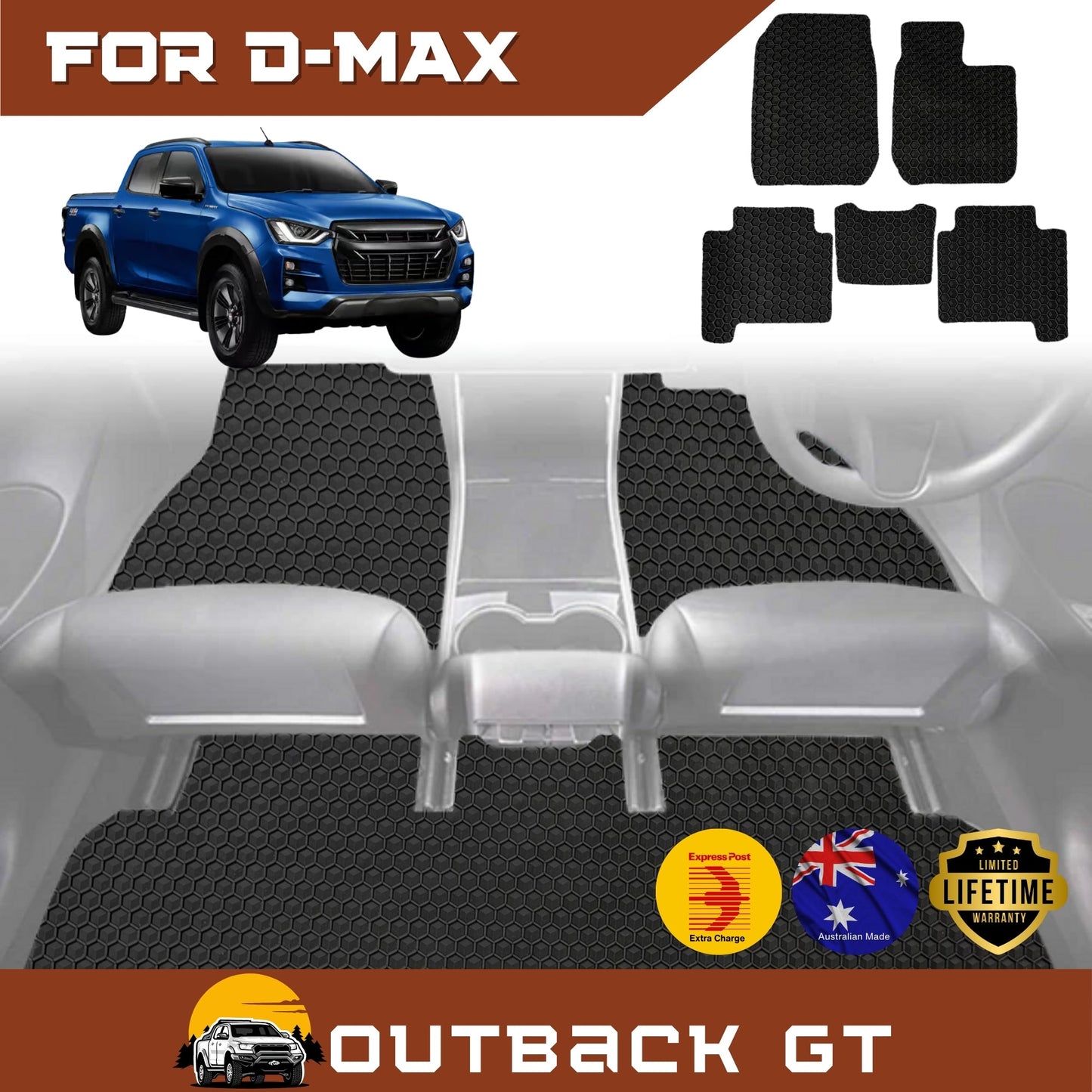 for Isuzu D-Max Crew Cab 2011-2020