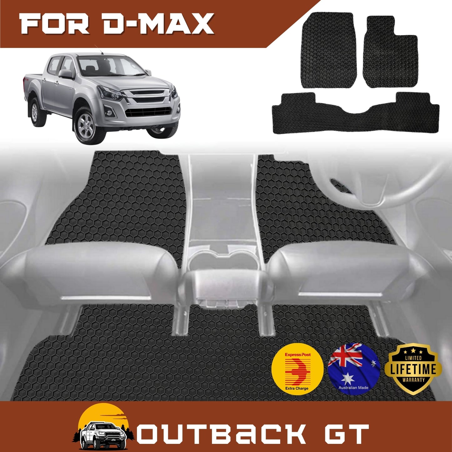 for Isuzu D-Max Crew Cab 2020-Current