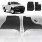 6D Diamond Car Floor Mats for Isuzu D-Max Single Cab 2012-2020-Front Set-Black-Outback GT