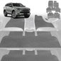 6D Diamond Car Floor Mats for Isuzu MU-X 2021-Current-Ultimate Set-Grey-Outback GT