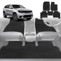 6D Diamond Car Floor Mats for Jeep Grand Cherokee 2011-2021-Full Set-Black-Outback GT