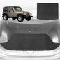 6D Diamond Car Boot Mat for Jeep Wrangler (TJ)1996-2006-Cargo Mat-Black-Outback GT