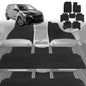 6D Diamond Car Floor Mats for Kia Carnival 2015-2020-Ultimate Set-Black-Outback GT