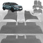 6D Diamond Car Floor Mats for Kia Carnival 2021-Current-Ultimate Set-Grey-Outback GT