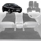 6D Diamond Car Floor Mats for Kia Cerato 2013-2018-Full Set-Grey-Outback GT