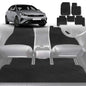6D Diamond Car Floor Mats for Kia Cerato 2018-Current-Full Set-Black-Outback GT