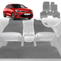 6D Diamond Car Floor Mats for Kia Rio 2016-Current-Full Set-Grey-Outback GT