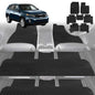 6D Diamond Car Floor Mats for Kia Sorento 2009-2015-Ultimate Set-Black-Outback GT