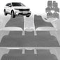6D Diamond Car Floor Mats for Kia Sorento 2021-Current-Ultimate Set-Grey-Outback GT