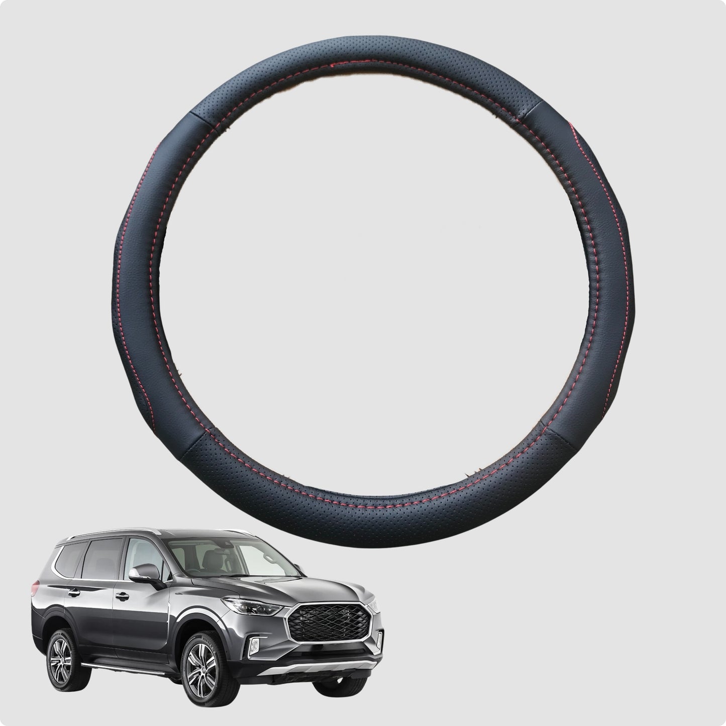 Steering Wheel Cover for LDV D90 2017-Current 38CM Leather | Circle