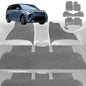 6D Diamond Car Floor Mats for LDV Mifa 9 2021-Current-Ultimate Set-Grey-Outback GT