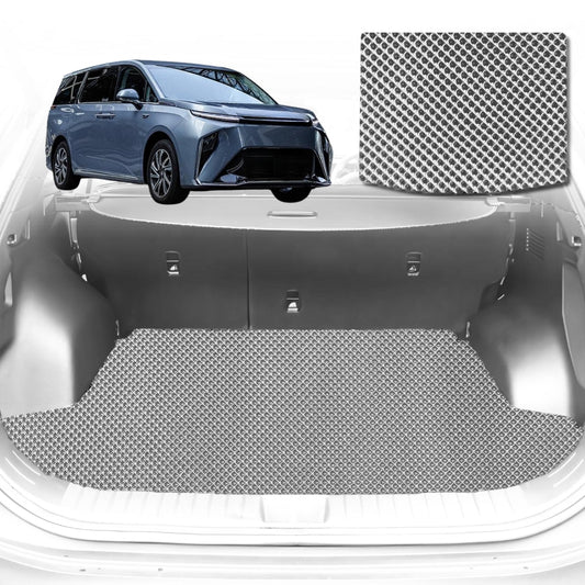 6D Diamond Car Boot Mat for LDV Mifa 9 (7 Seater)2021-Current-Cargo Mat-Grey-Outback GT