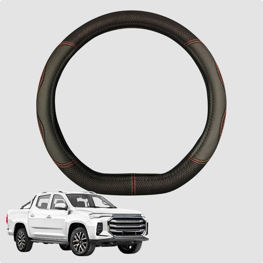 Steering Wheel Cover for LDV T60 Max 2017-Current 38CM Leather | D-Shape