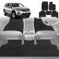6D Diamond Car Floor Mats for Land Rover Discovery Sport 2014-2019-Ultimate Set-Black-Outback GT