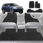 6D Diamond Car Floor Mats for Land Rover Freelander (Series 2)2007-2014-Full Set-Black-Outback GT