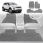 6D Diamond Car Floor Mats for Land Rover Range Rover Evoque 2010-2018-Full Set-Grey-Outback GT