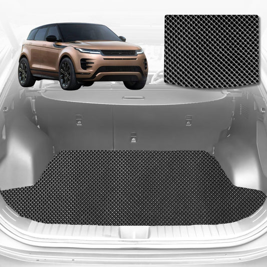 6D Diamond Car Boot Mat for Land Rover Range Rover Evoque L5512018-Current-Cargo Mat-Black-Outback GT