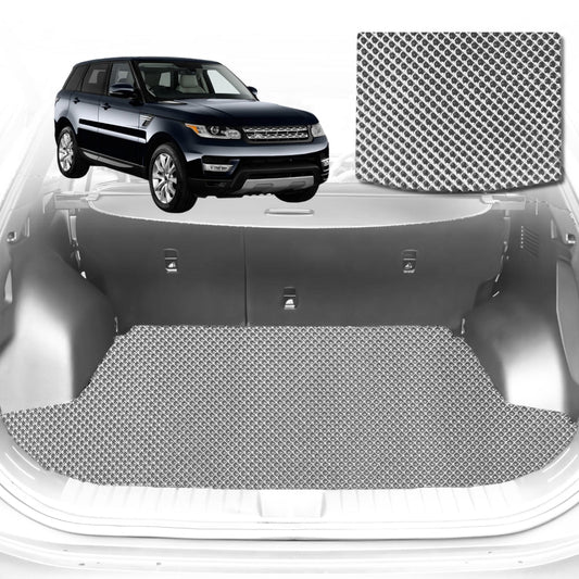 6D Diamond Car Boot Mat for Land Rover Range Rover Sport L4942014-Current-(3rd Row seats up/7 seater)-Cargo Mat-Grey-Outback GT