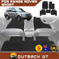 6D Diamond Car Floor Mats for Land Rover Range Rover Sport 2005-2013 Full Set | Heavy Duty Carpet Liner