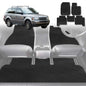 6D Diamond Car Floor Mats for Land Rover Range Rover Sport 2005-2013-Full Set-Black-Outback GT