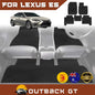 6D Diamond Car Floor Mats for Lexus ES 2019-Current Full Set | Heavy Duty Carpet Liner