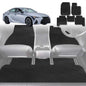 6D Diamond Car Floor Mats for Lexus IS 2013-2021-Full Set-Black-Outback GT