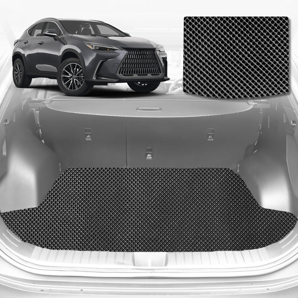 6D Diamond Car Boot Mat for All-new Lexus NX 2022-Current-Cargo Mat-Black-Outback GT