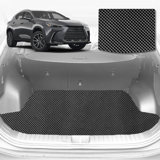 6D Diamond Car Boot Mat for All-new Lexus NX 2022-Current-Cargo Mat-Black-Outback GT