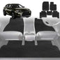 6D Diamond Car Floor Mats for Lexus UX 2021-Current-Full Set-Black-Outback GT