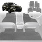 6D Diamond Car Floor Mats for Lexus UX 2021-Current-Full Set-Grey-Outback GT