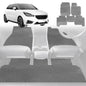 6D Diamond Car Floor Mats for MG 3 2011-Current-Full Set-Grey-Outback GT
