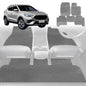 6D Diamond Car Floor Mats for MG ZS ZST 2017-Current-Full Set-Grey-Outback GT