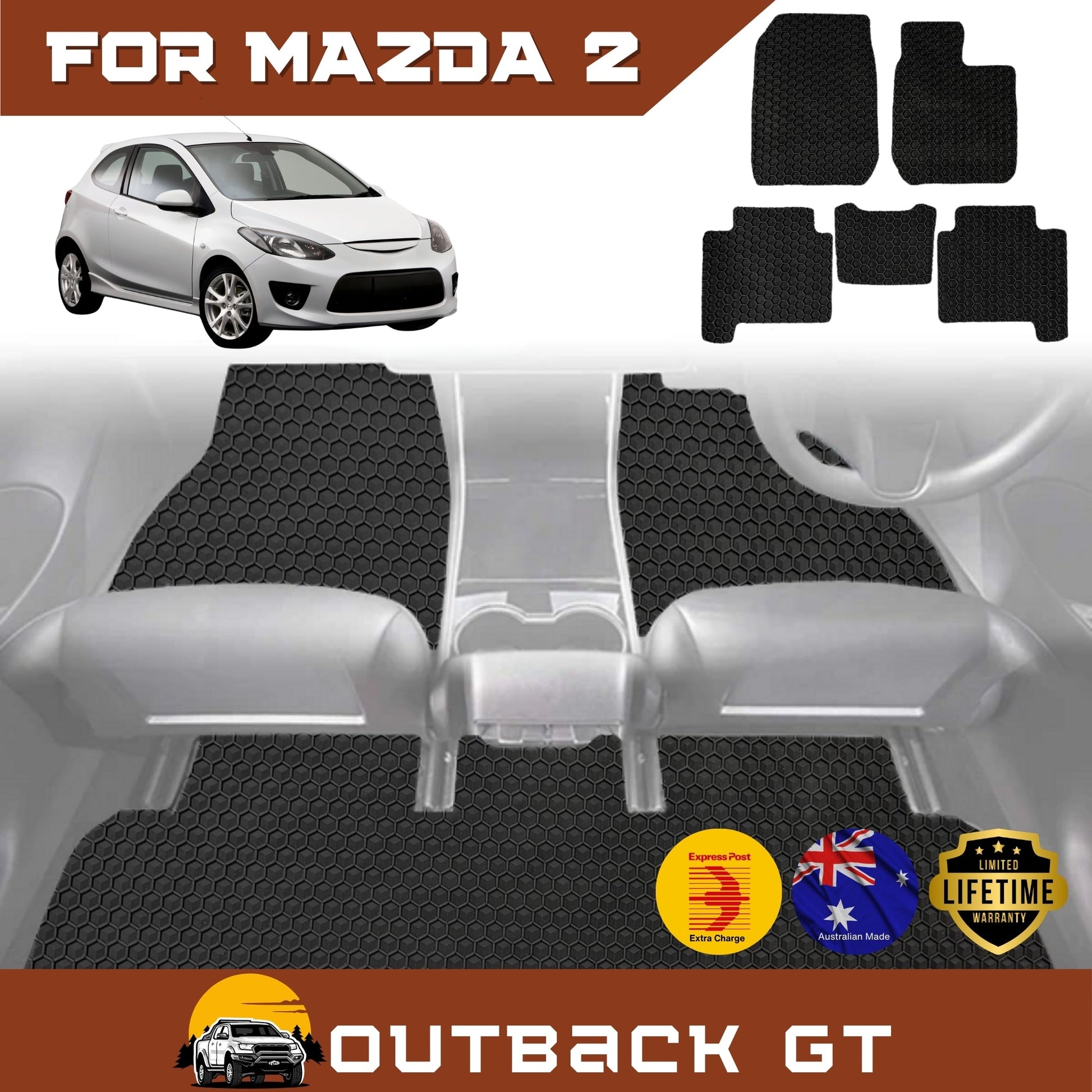 for Mazda 2 2007-2014