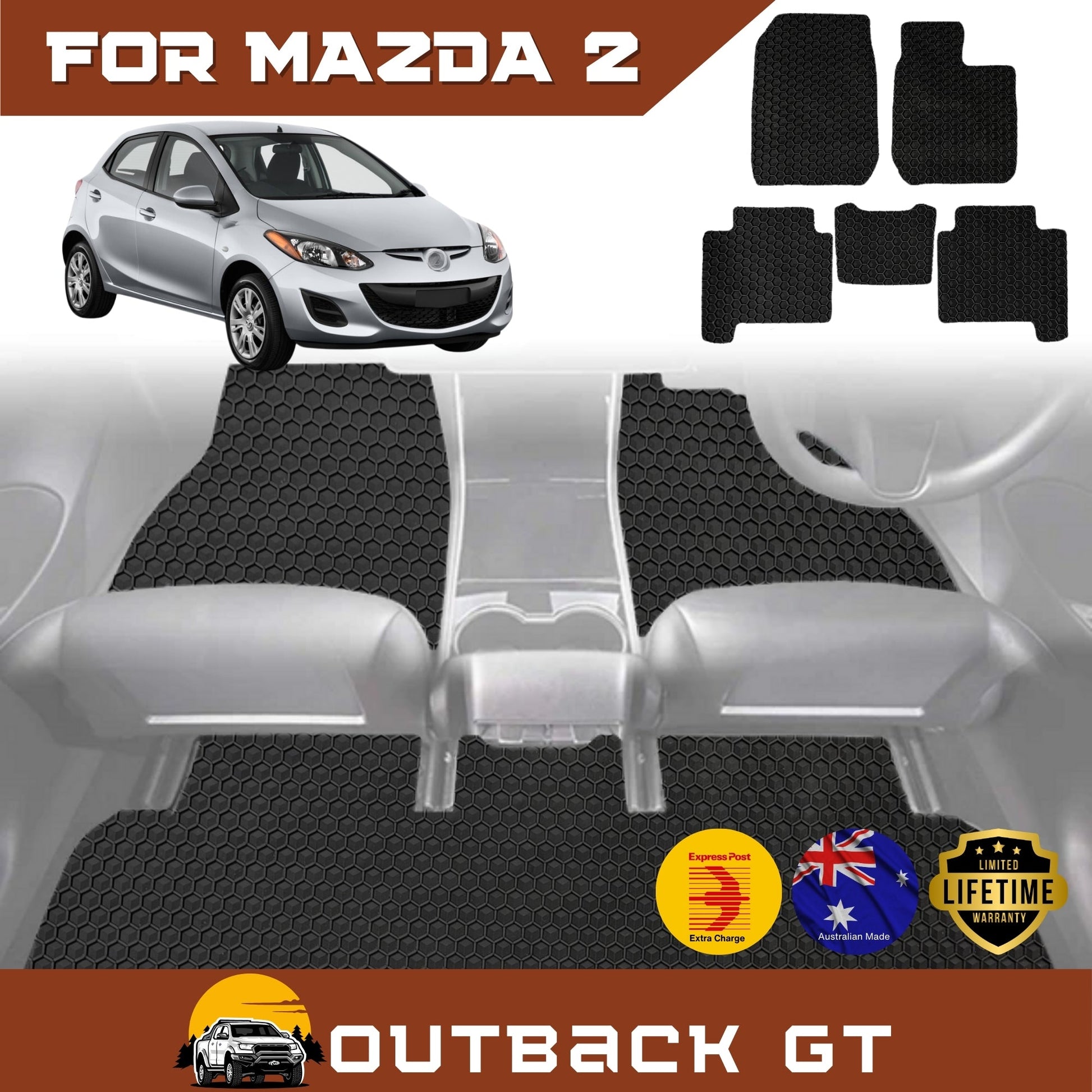for Mazda 2 2014-Current
