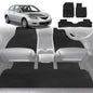 6D Diamond Car Floor Mats for Mazda 3 2004-2009-Full Set-Black-Outback GT