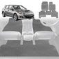 6D Diamond Car Floor Mats for Mazda 3 2009-2013-Full Set-Grey-Outback GT