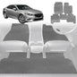 6D Diamond Car Floor Mats for Mazda 6 2008-2012-Full Set-Grey-Outback GT