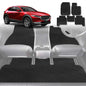6D Diamond Car Floor Mats for Mazda CX-30 2019-Current-Full Set-Black-Outback GT